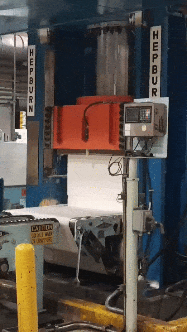 machine creating paper